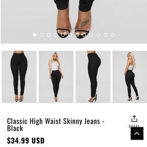 High waisted black bob jeans fashion nova